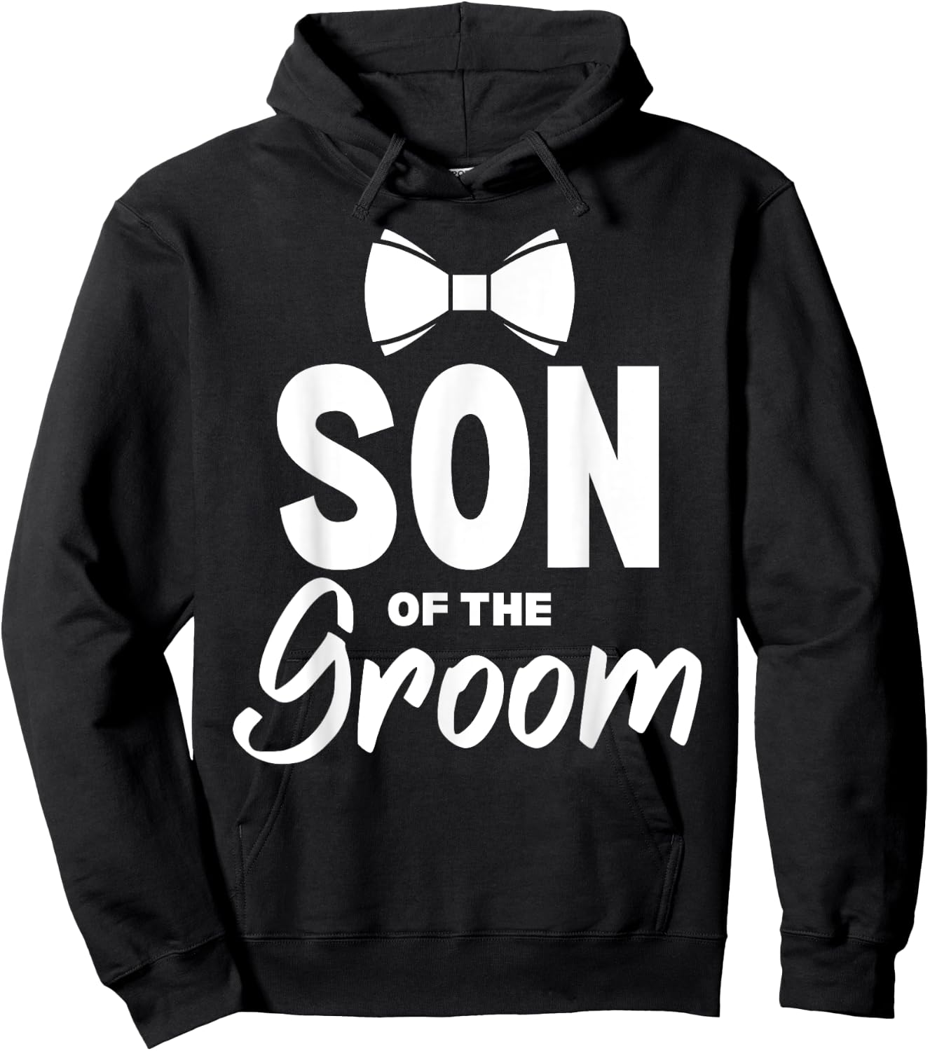 Son of the Groom Wedding Party Family Costume Hoodie - Hoodie | Black