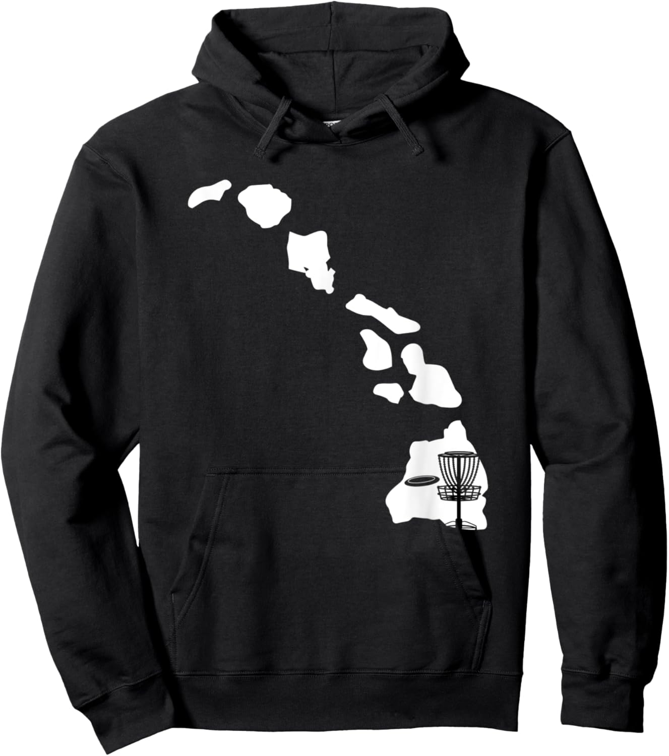 Cool Hawaii Disc Golf - Frisbees Disc Golfing Frolf Golfer Hoodie - Hoodie | Black