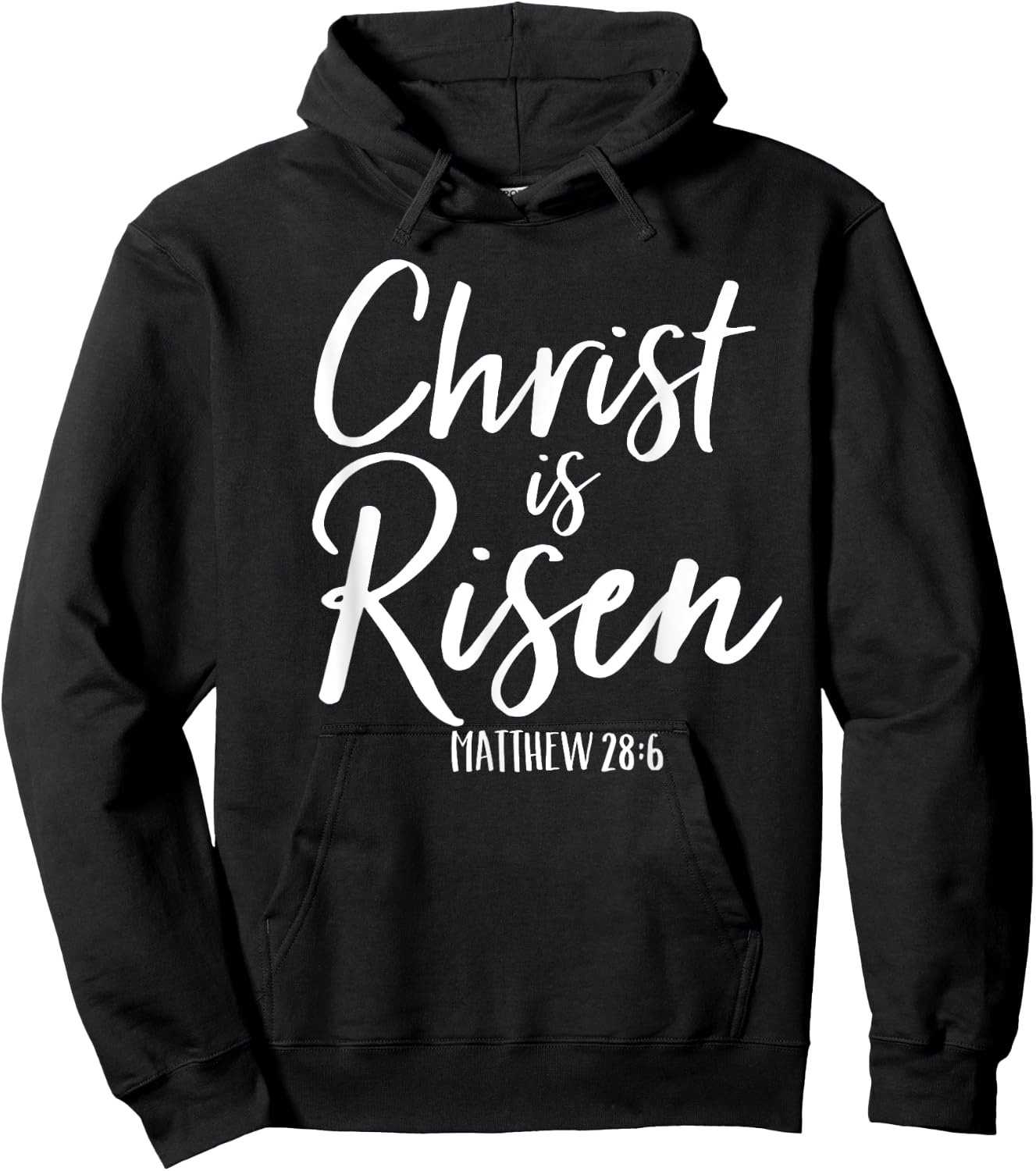 Christ Is Risen Shirt Matthew 28:6 Easter King of Kings Hoodie - Hoodie | Black