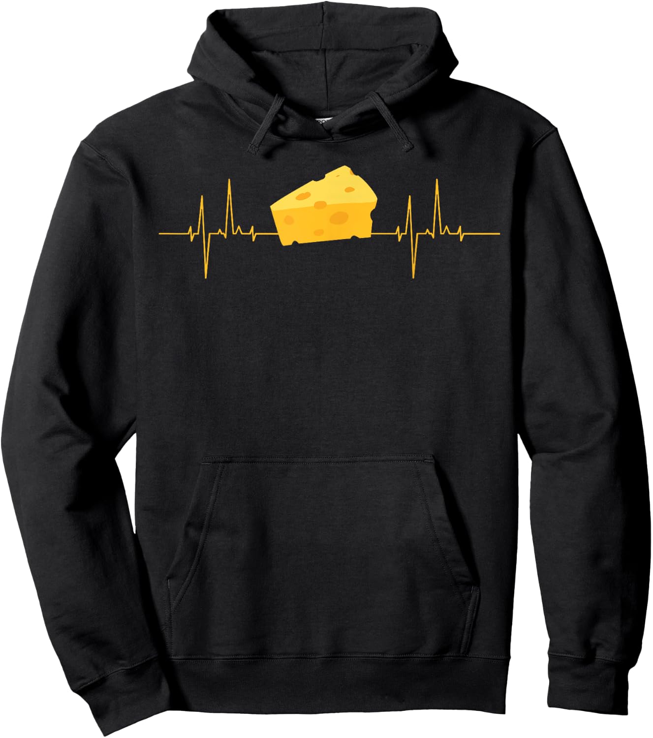 Funny Cheese Art Women Kids Cheese Dairy Lovers Hoodie - Hoodie | Black