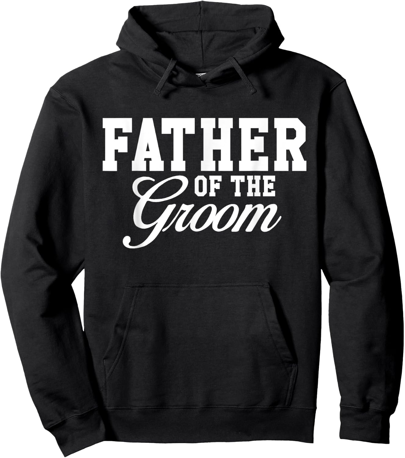 Father Of The Groom Wedding Party Hoodie - Hoodie | Black
