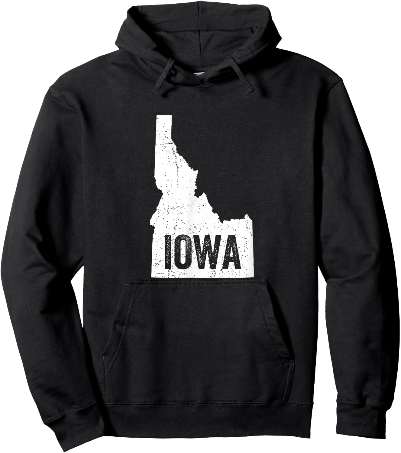 Idaho Iowa Funny Geography Mix up Hoodie - Hoodie | Black