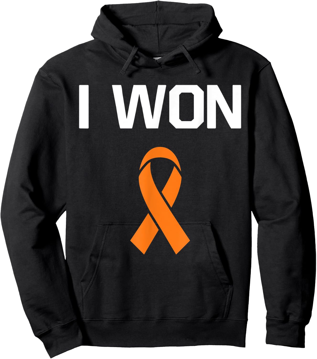 I Won - Fighter Warrior Leukemia Cancer Awareness Hoodie - Hoodie | Black