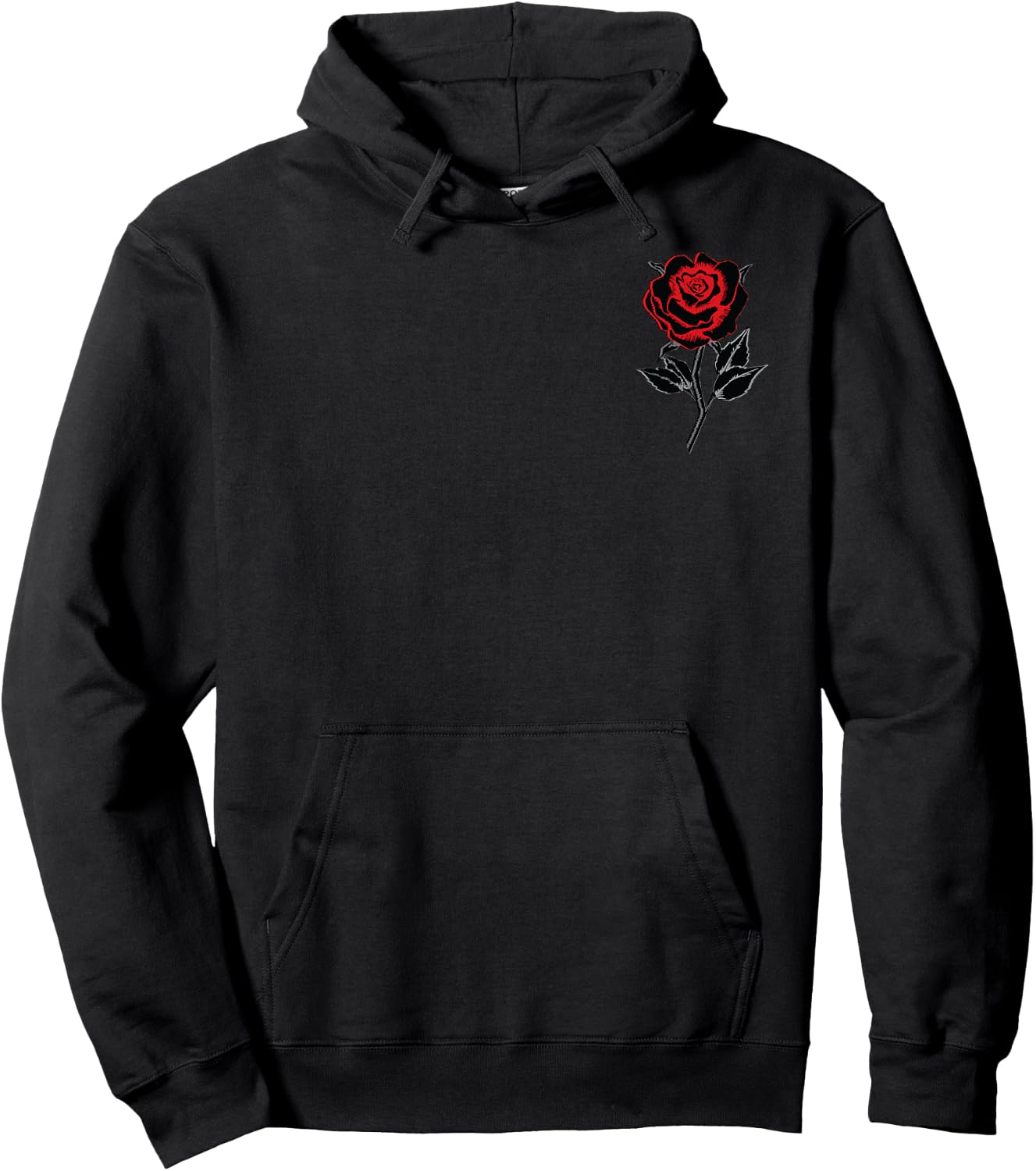 Red Roses Flower Gardening Men Women Boys Girls Cute Family Hoodie - Hoodie | Black