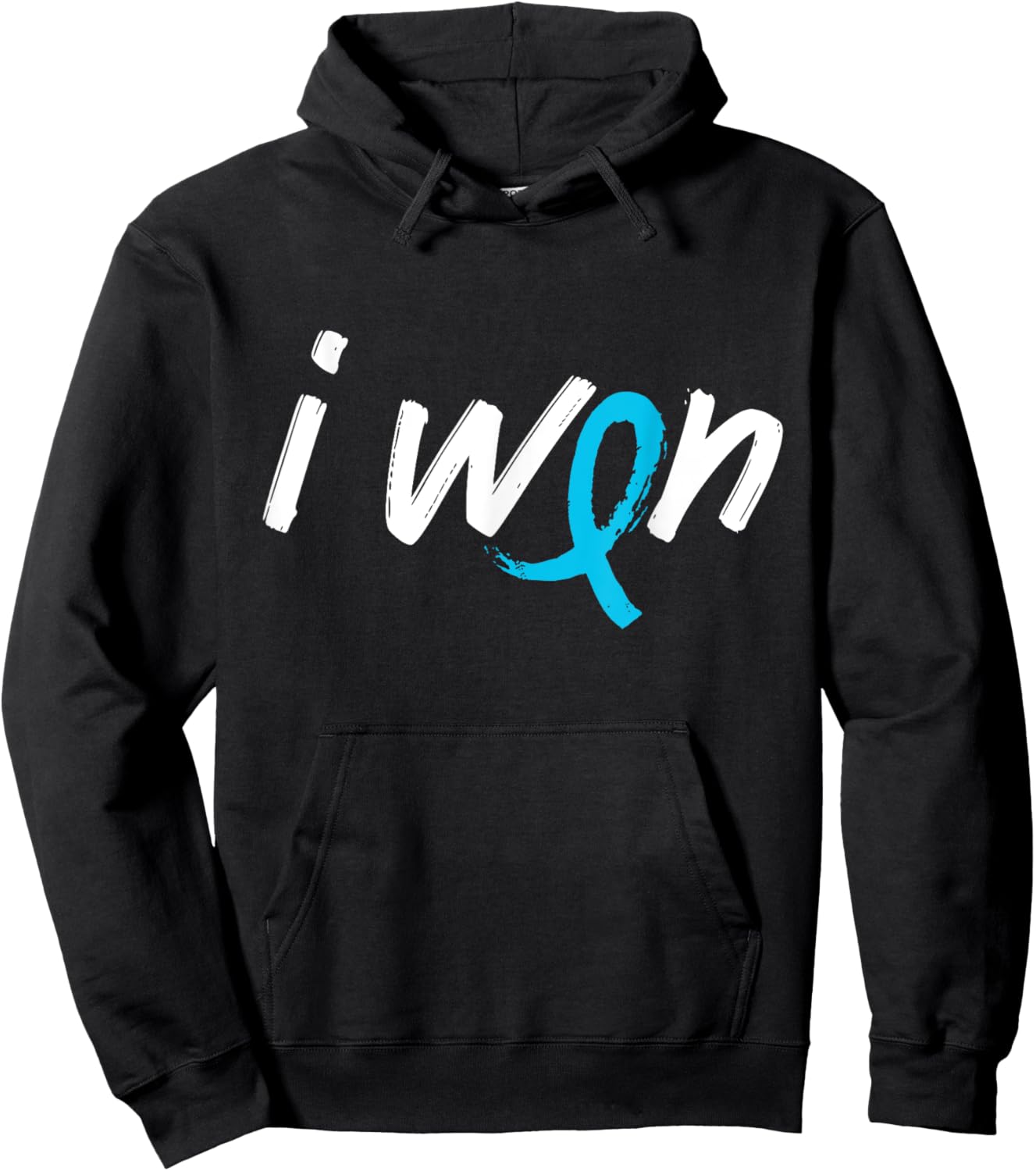 Prostate Cancer Awareness - I Won Survivor Fighter Hoodie - Hoodie | Black