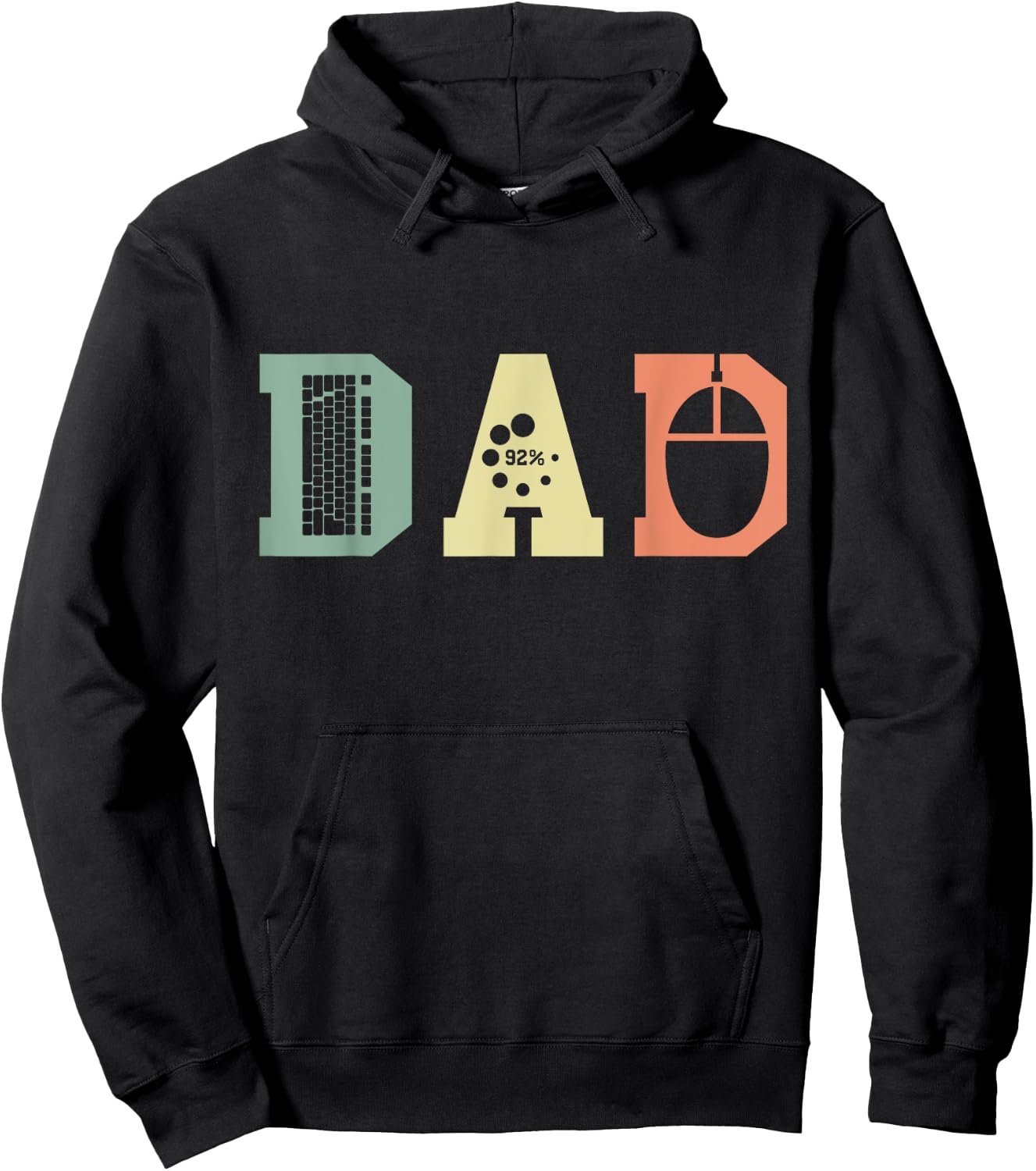 Programmer Dad Programming Software Developer Fathers Day Hoodie - Hoodie | Black