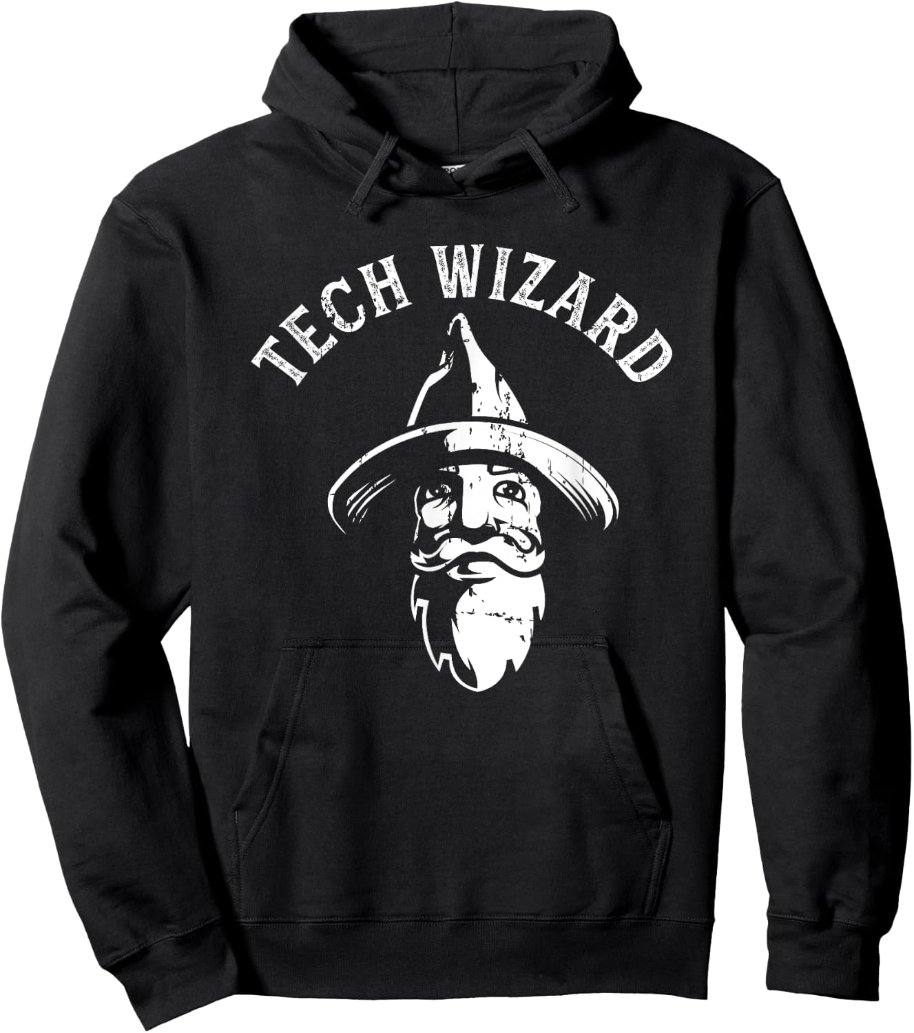 Tech Wizard Cool Technology I.T. Computer Whiz Techie Geek Hoodie - Hoodie | Black