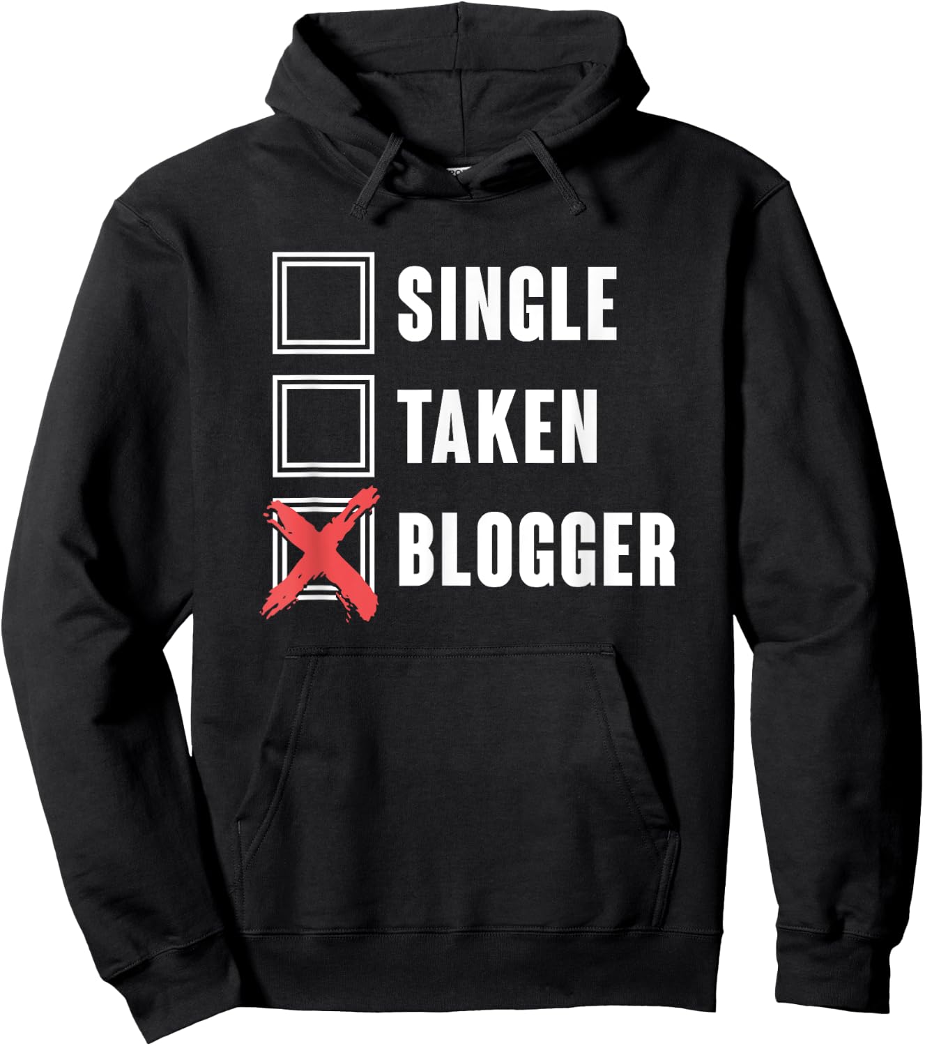Vlogging Blog Traveler Single Taken Blogger Hoodie - Hoodie | Black