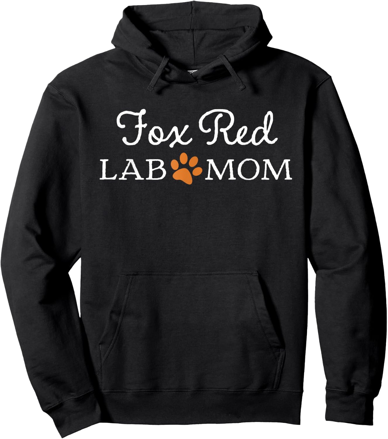 Fox Red Lab Mom Women Labrador Retriever Hoodie - Hoodie | Black