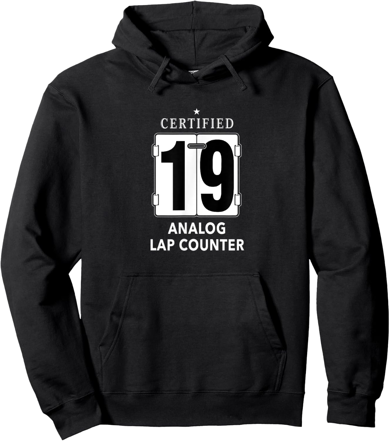 Swim Meet Event Distance Freestyle Lap Counter Hoodie - Hoodie | Black