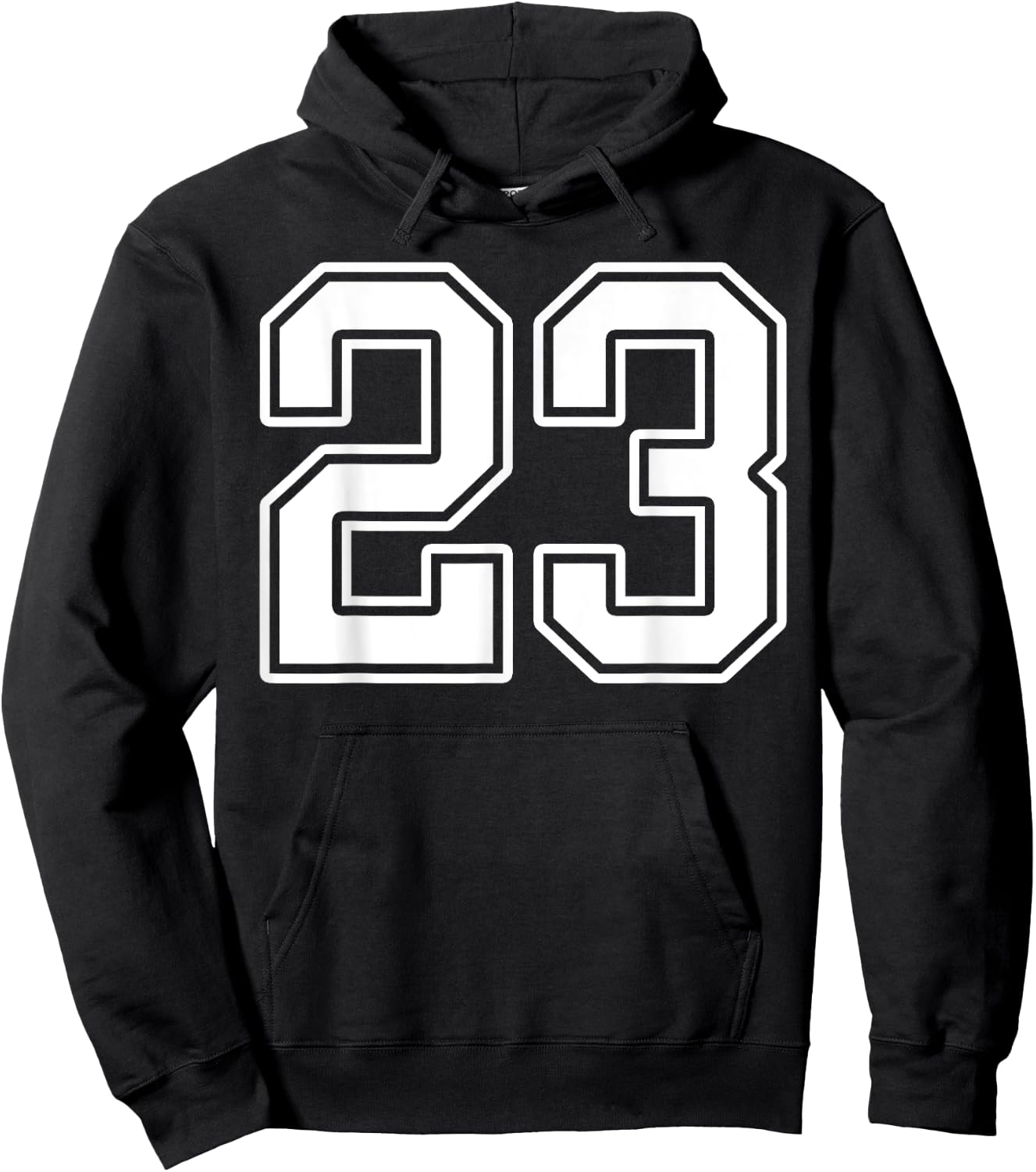 Number 23 Fan Player Jersey Style #23 Men Women Kids Hoodie - Hoodie | Black