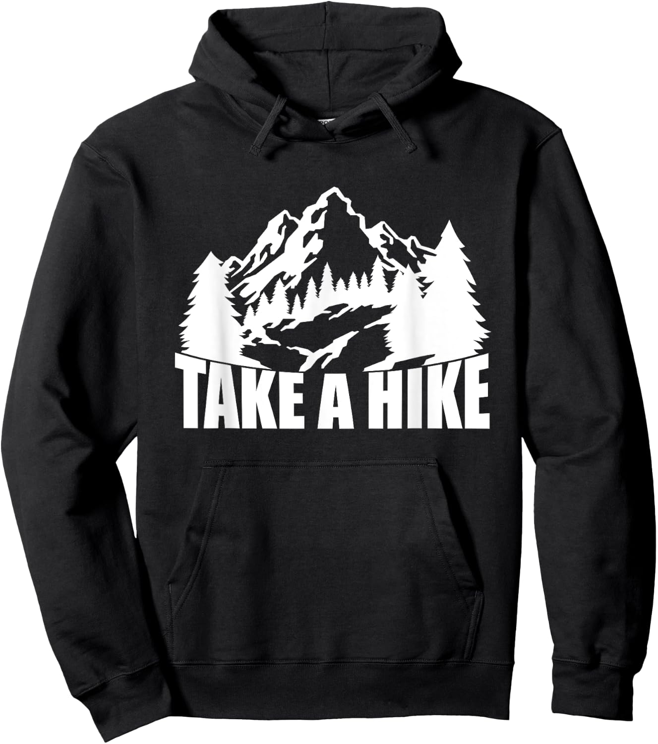 Take A Hike, Hiking, Men Women Kids Hiker Camping Mountains Hoodie - Hoodie | Black