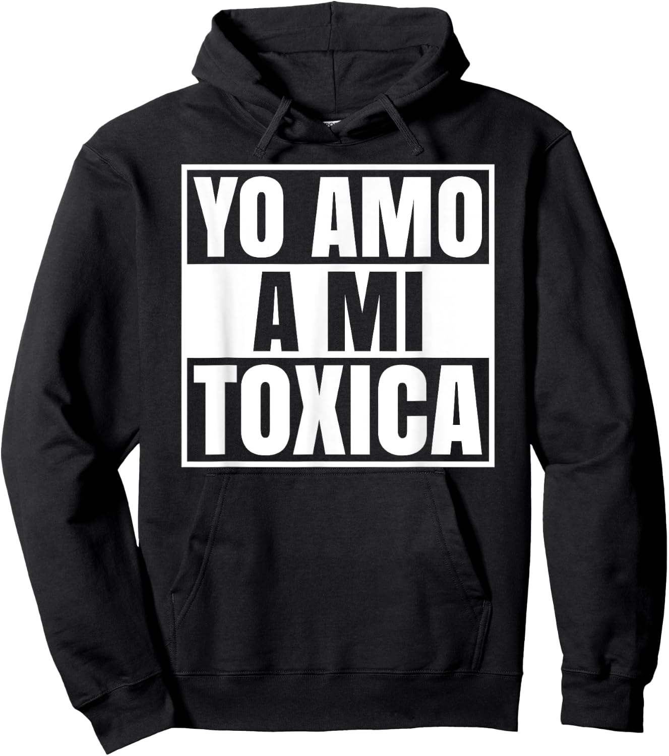 Yo Amo A Mi Toxica Latina Mexicana Funny Spanish Novia Girl Hoodie - Hoodie | Black