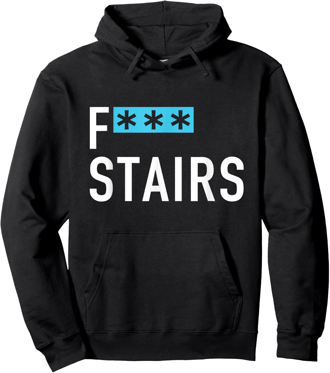 Funny F Stairs Apparel Hoodie - Hoodie | Black