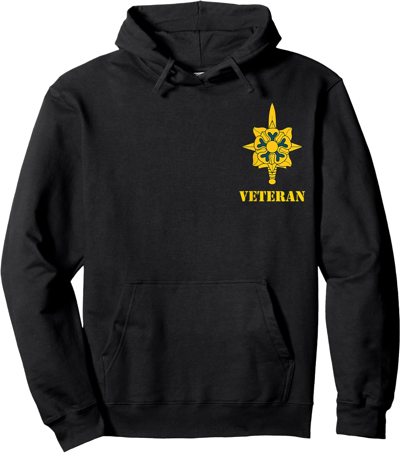 Military Intelligence Corps Veteran - US Army Hoodie - Hoodie | Black