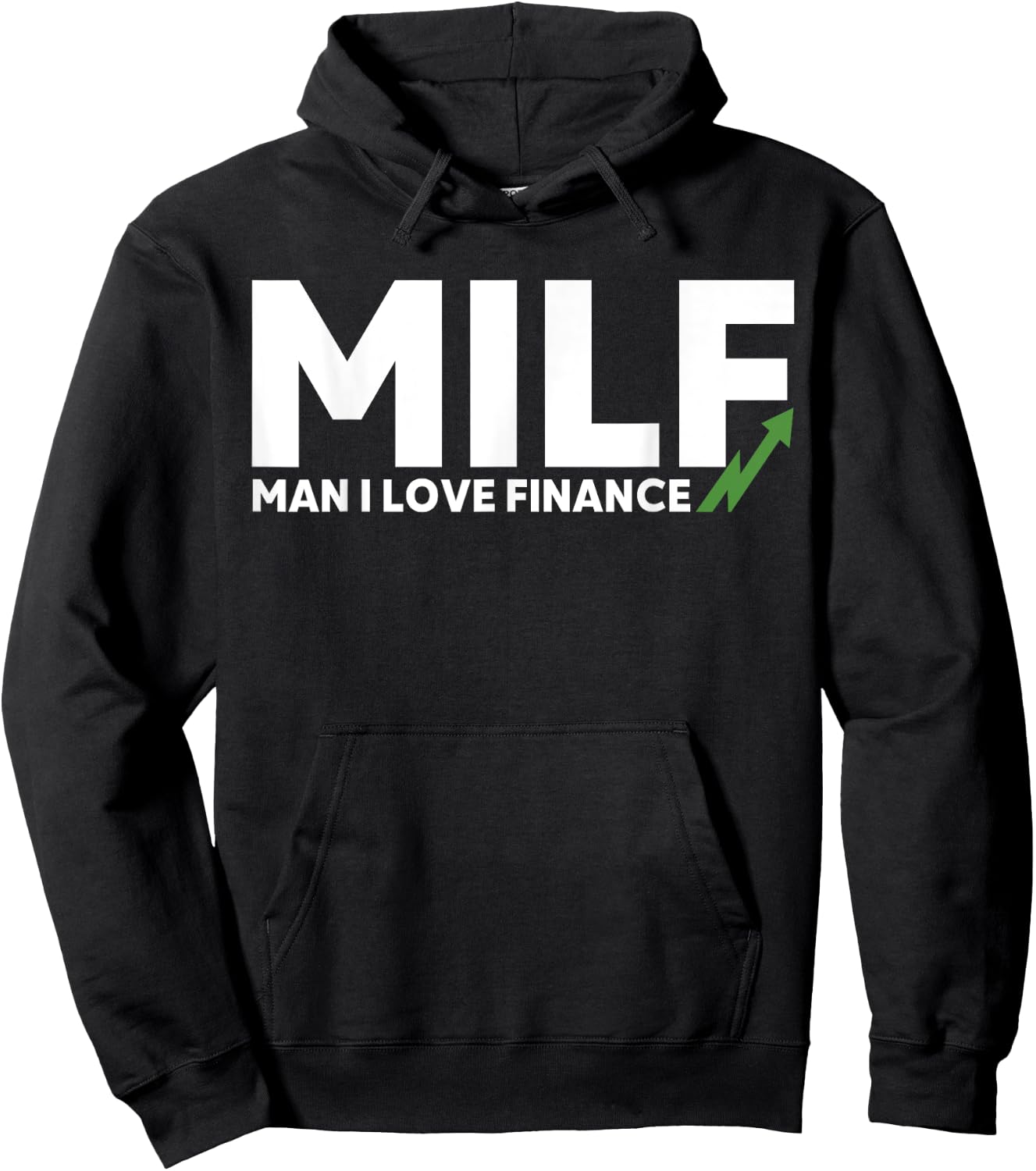 Funny Gift Cougar Man I Love Finance Hoodie - Hoodie | Black