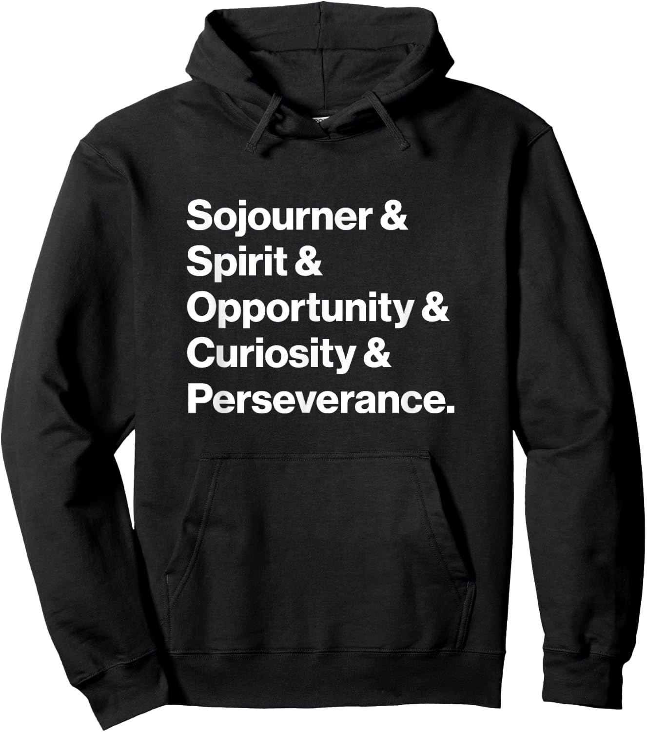 NASA Mars Rovers Spirit Opportunity Curiosity Perseverance Hoodie - Hoodie | Black