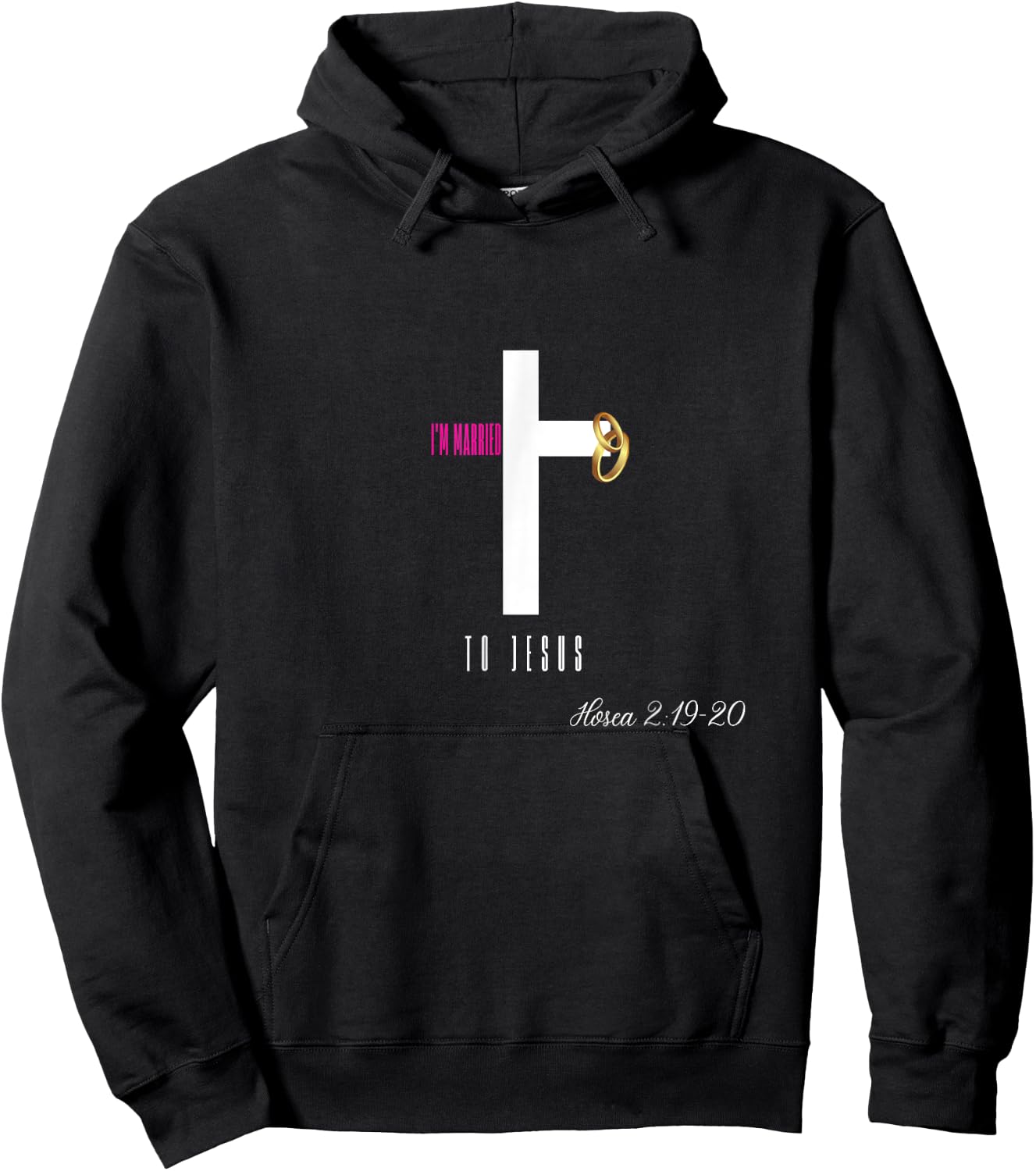 I'm Married To Jesus Hoodie - Hoodie | Black