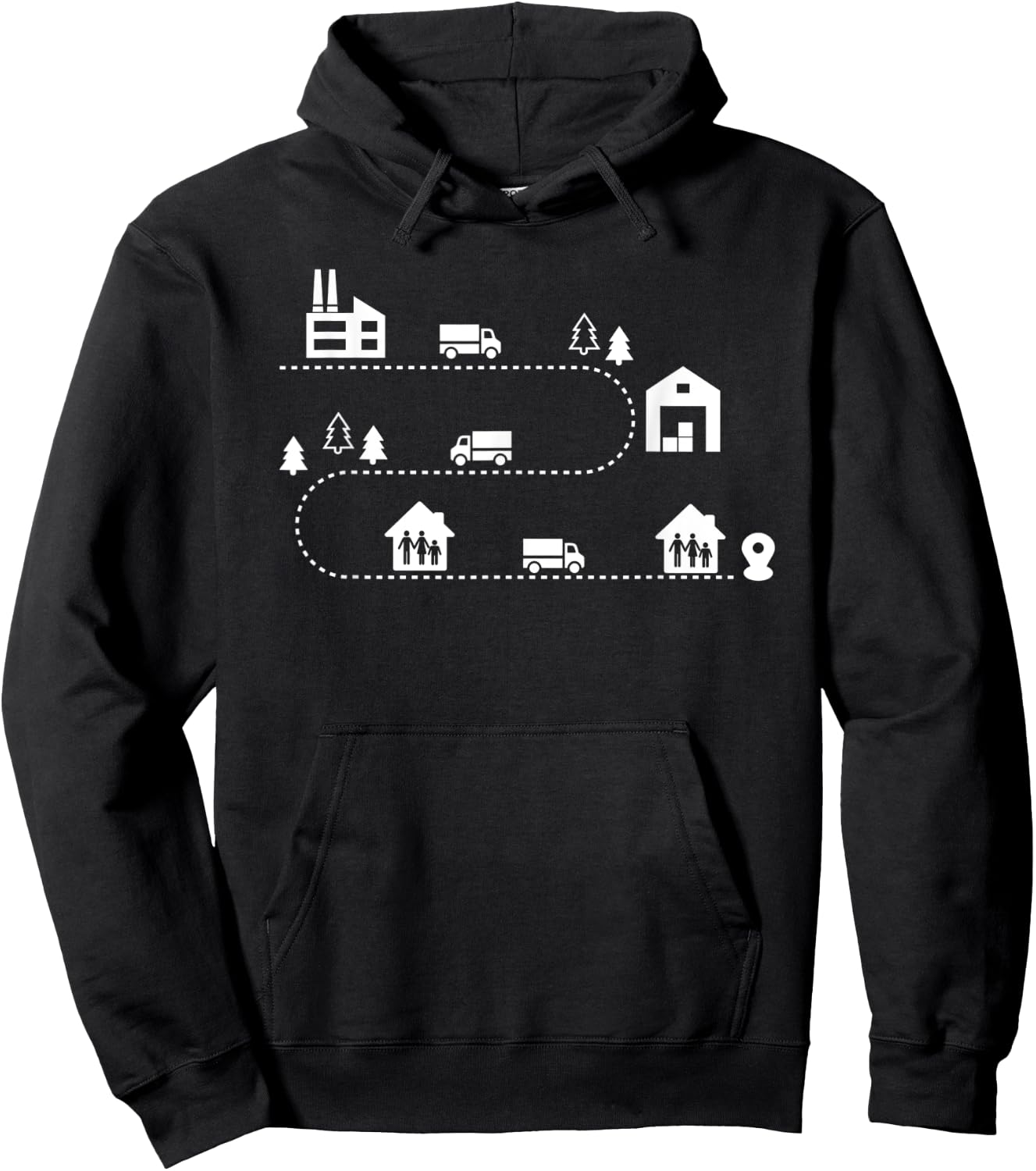 Logistics Hoodie - Hoodie | Black