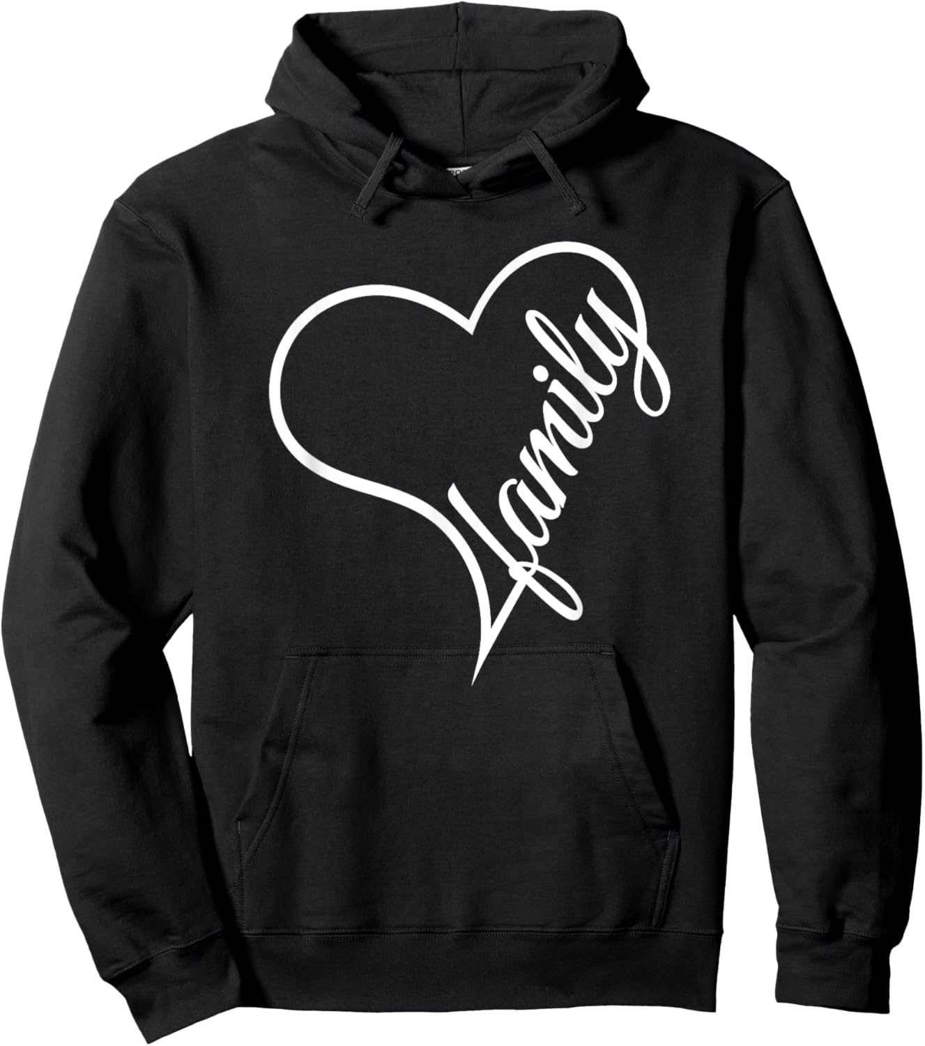 I Love My Family Cute Family Hoodie - Hoodie | Black