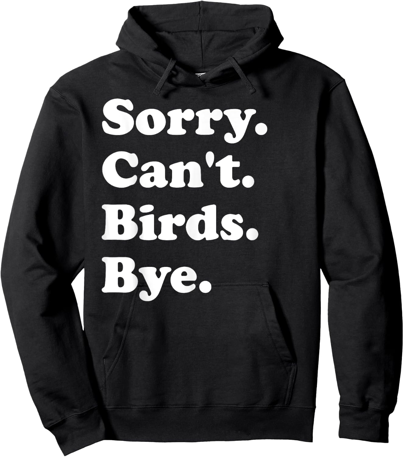 Funny Birds Design Women Boys or Girls Hoodie - Hoodie | Black