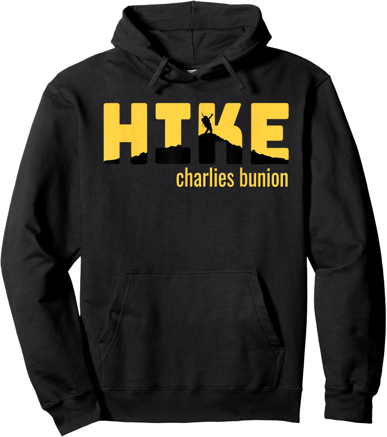 HIKE CHARLIES BUNION Classic Hiking Hoodie - Hoodie | Black