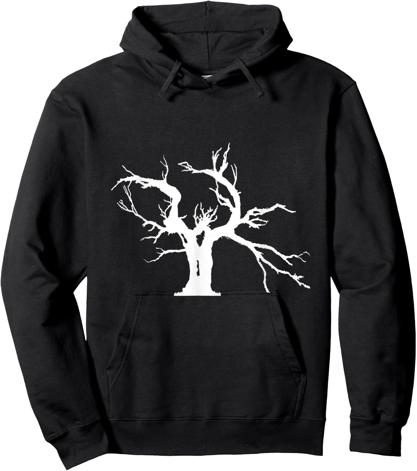 Scary Evil Eden Tree of Life Natural Silhouette Dark Forest Hoodie - Hoodie | Black