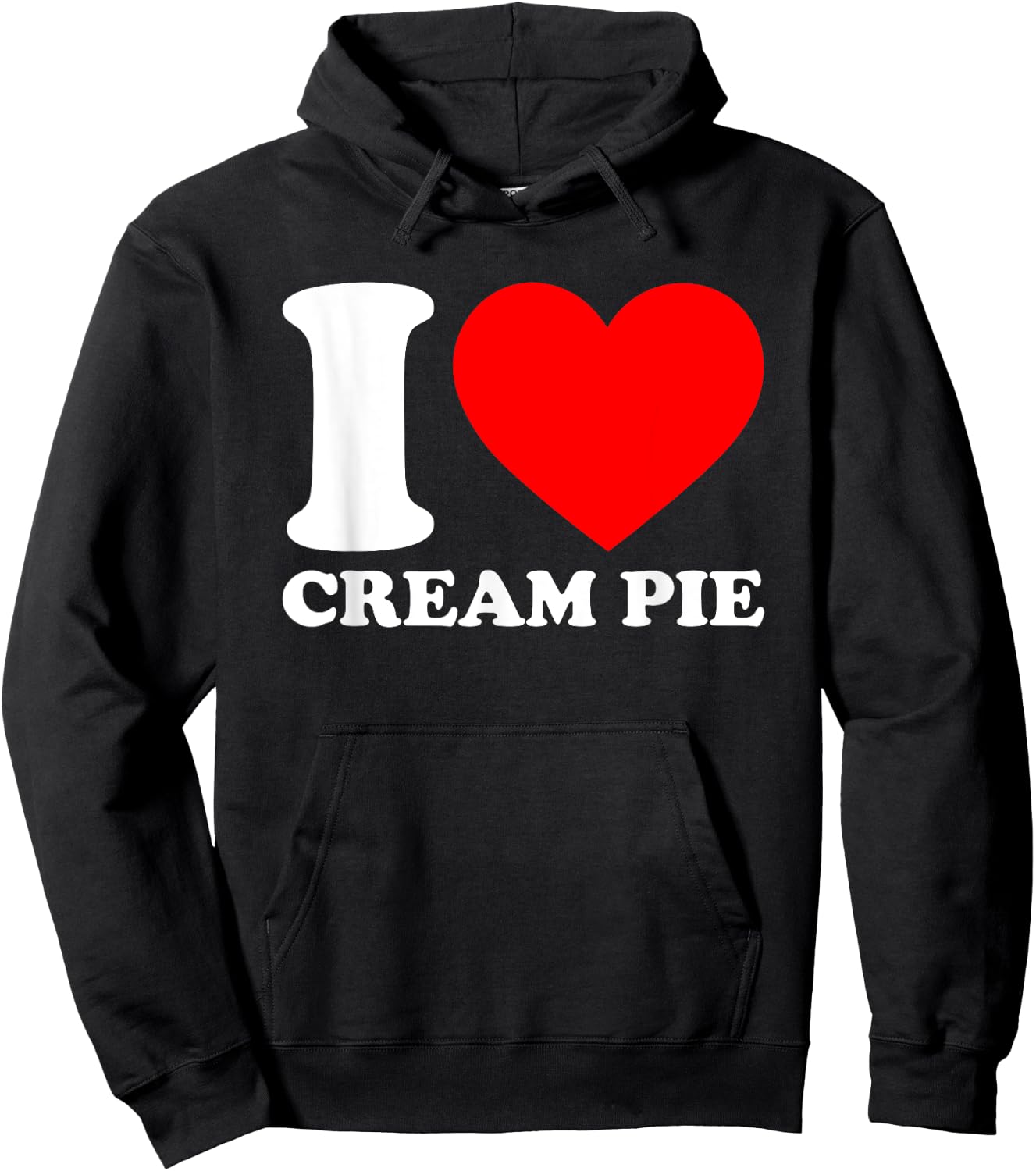 I Love Cream Pie Hoodie - Hoodie | Black