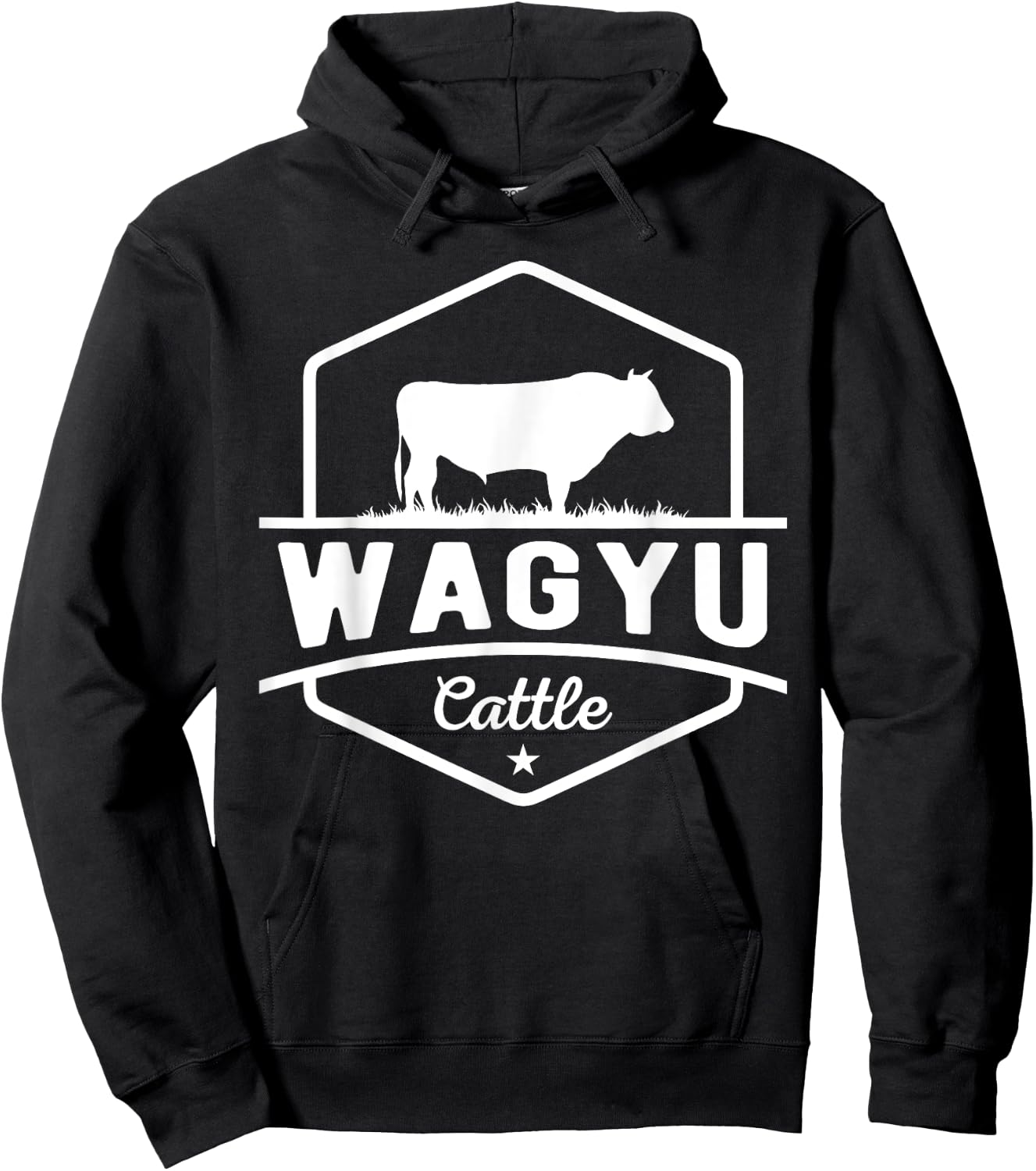 Cow Farmer - Wagyu Cattle Hoodie - Hoodie | Black