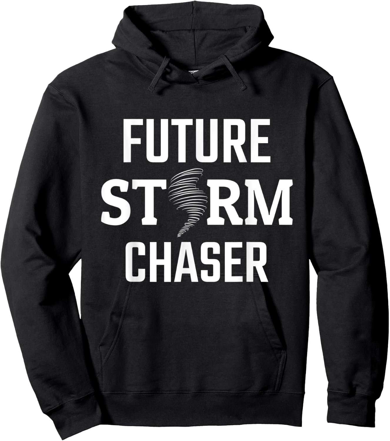 Storm Chasing Future Storm Chaser Kids Tornado Chaser Hoodie - Hoodie | Black