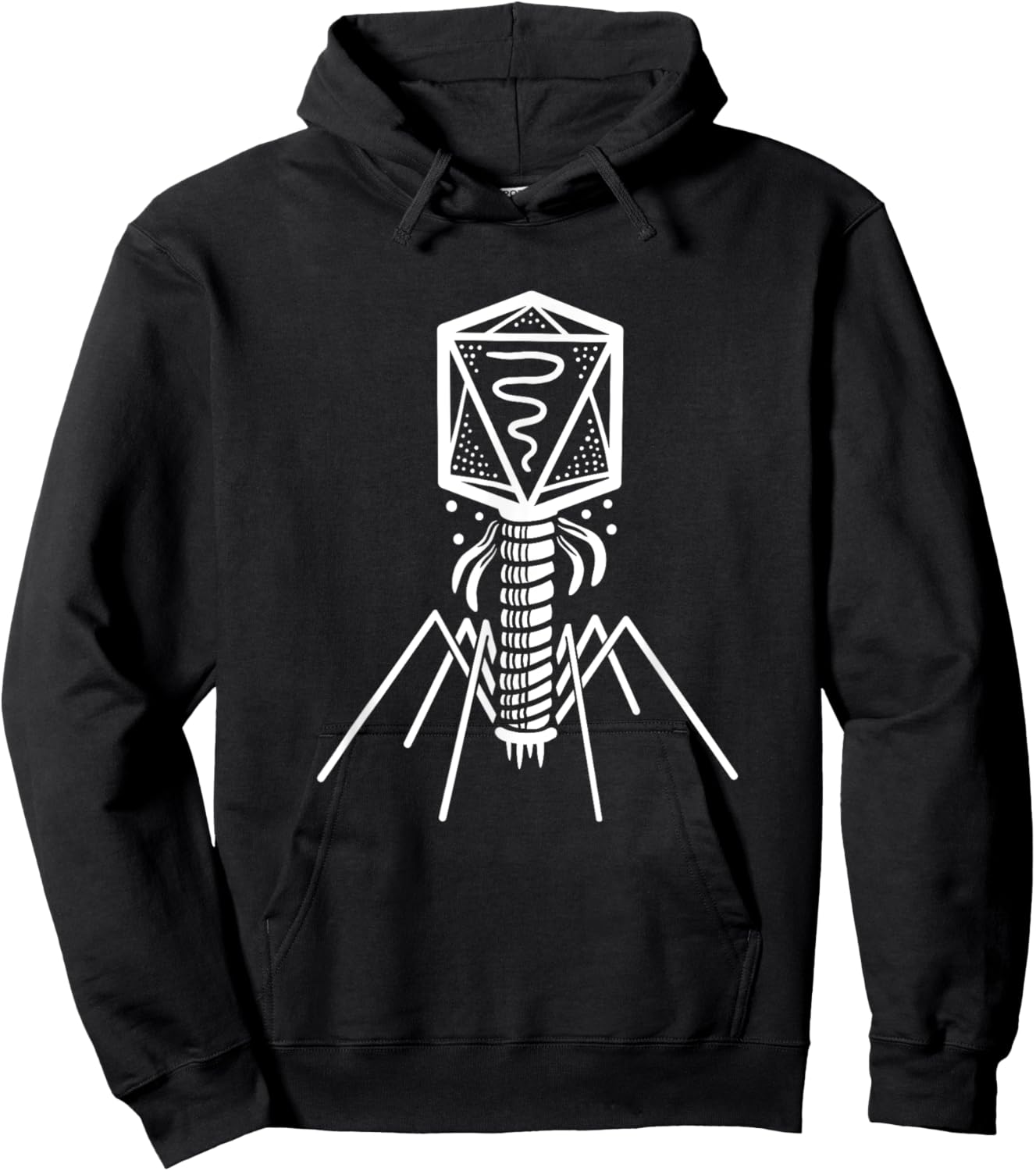 Biology Microbiology Genetic Engineering Bacteriophages Hoodie - Hoodie | Black