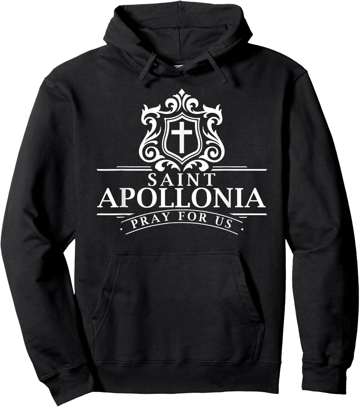 St Apollonia Patron Saint of Dentists Dental Hygienist Saint Hoodie - Hoodie | Black
