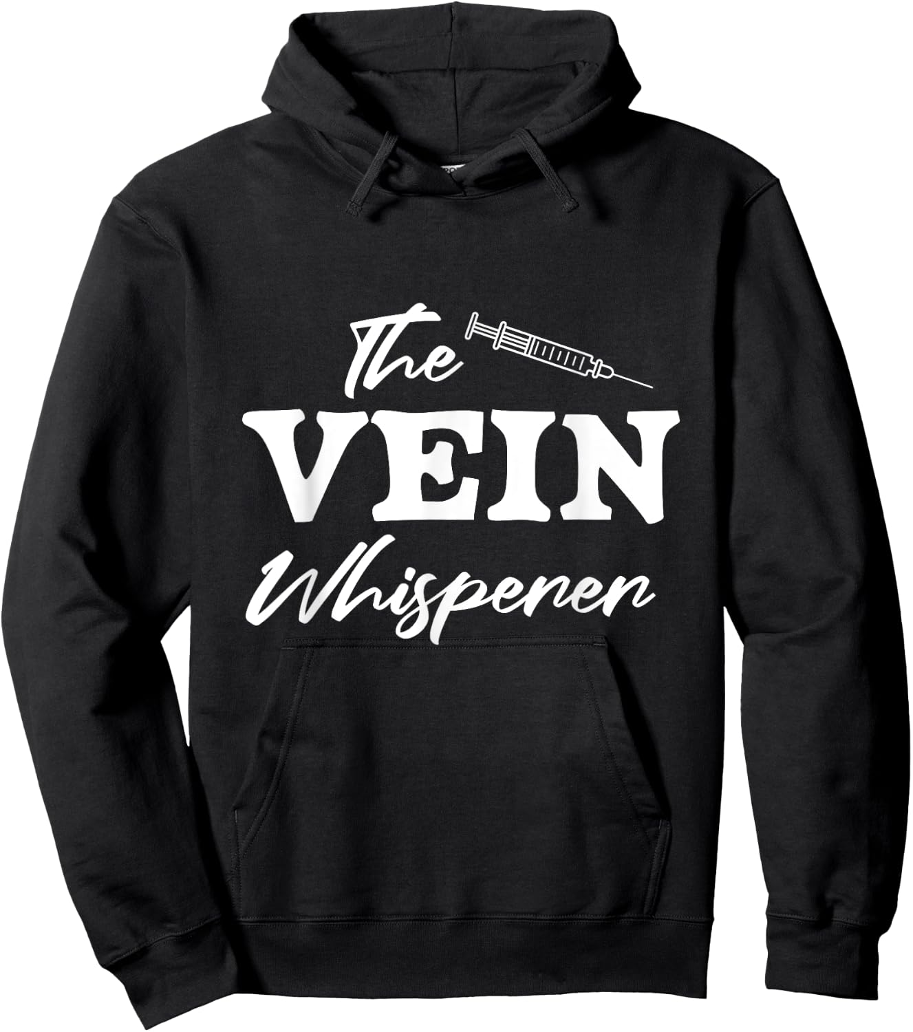 Vein Whisperer Phlebotomist Medical Nurse Blood Phlebotomy Hoodie - Hoodie | Black