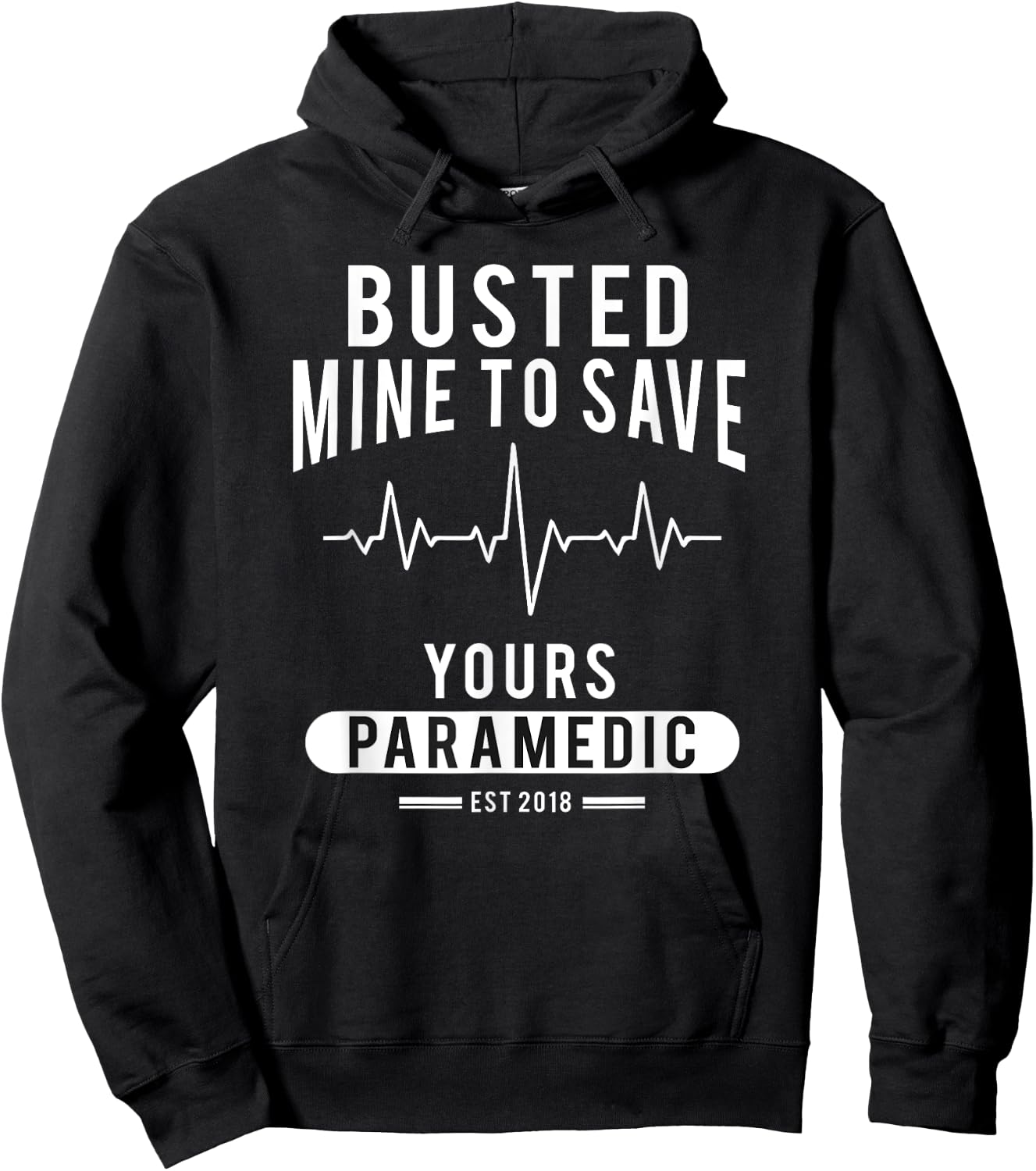 Paramedic School Graduation Gift Shirt For Paramedics Busted Hoodie - Hoodie | Black