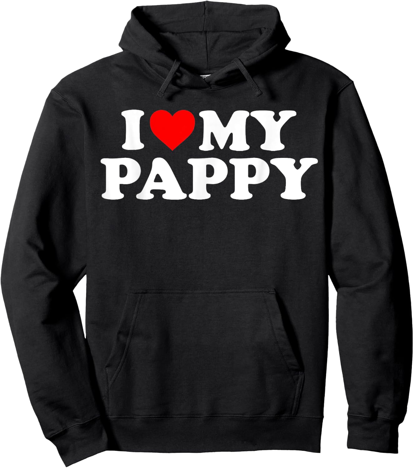 Kids I Love My Pappy Shirt Toddler, Boy, Girl, Youth, Baby Hoodie - Hoodie | Black