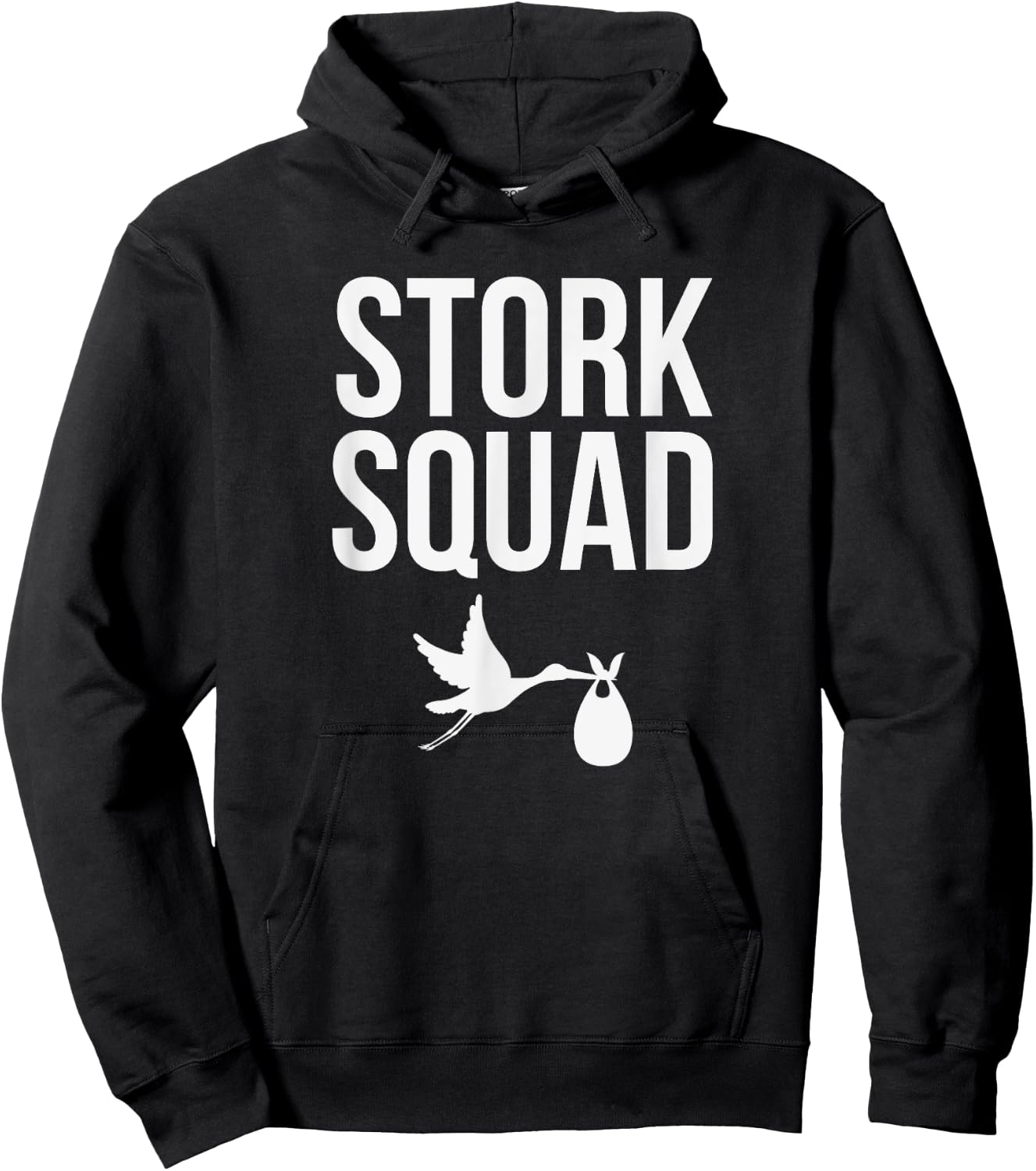 Stork Squad, Matching Labor and Delivery Team Hoodie - Hoodie | Black
