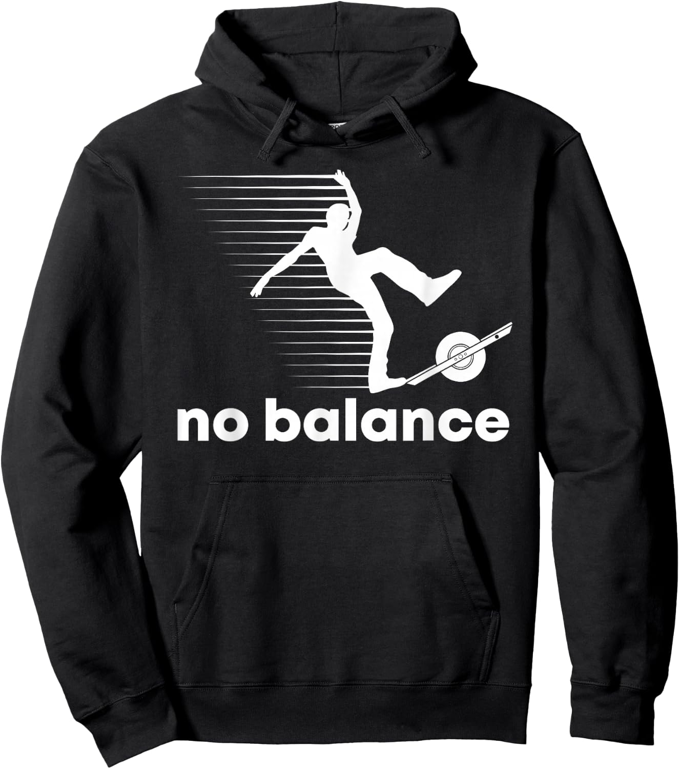 No Onewheel Balance One Wheel Hoodie - Hoodie | Black