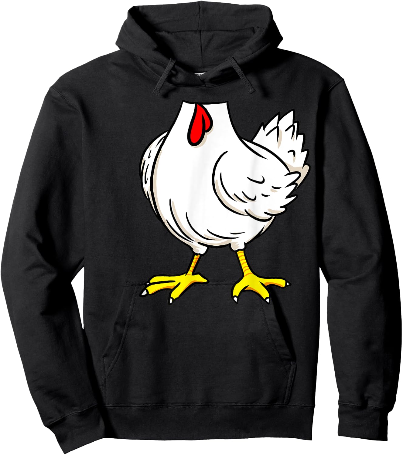 Chicken Costume Funny Farm Animal Halloween Hoodie - Hoodie | Black