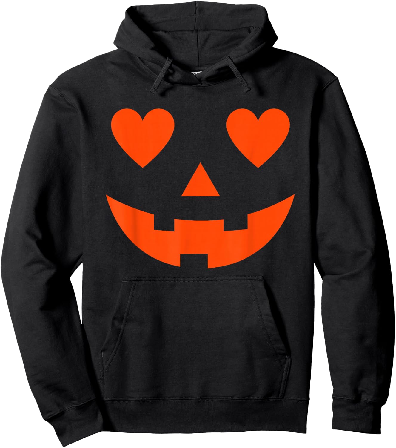 Jack O Lantern Face Girls Women Pumpkin Halloween Costume Hoodie - Hoodie | Black