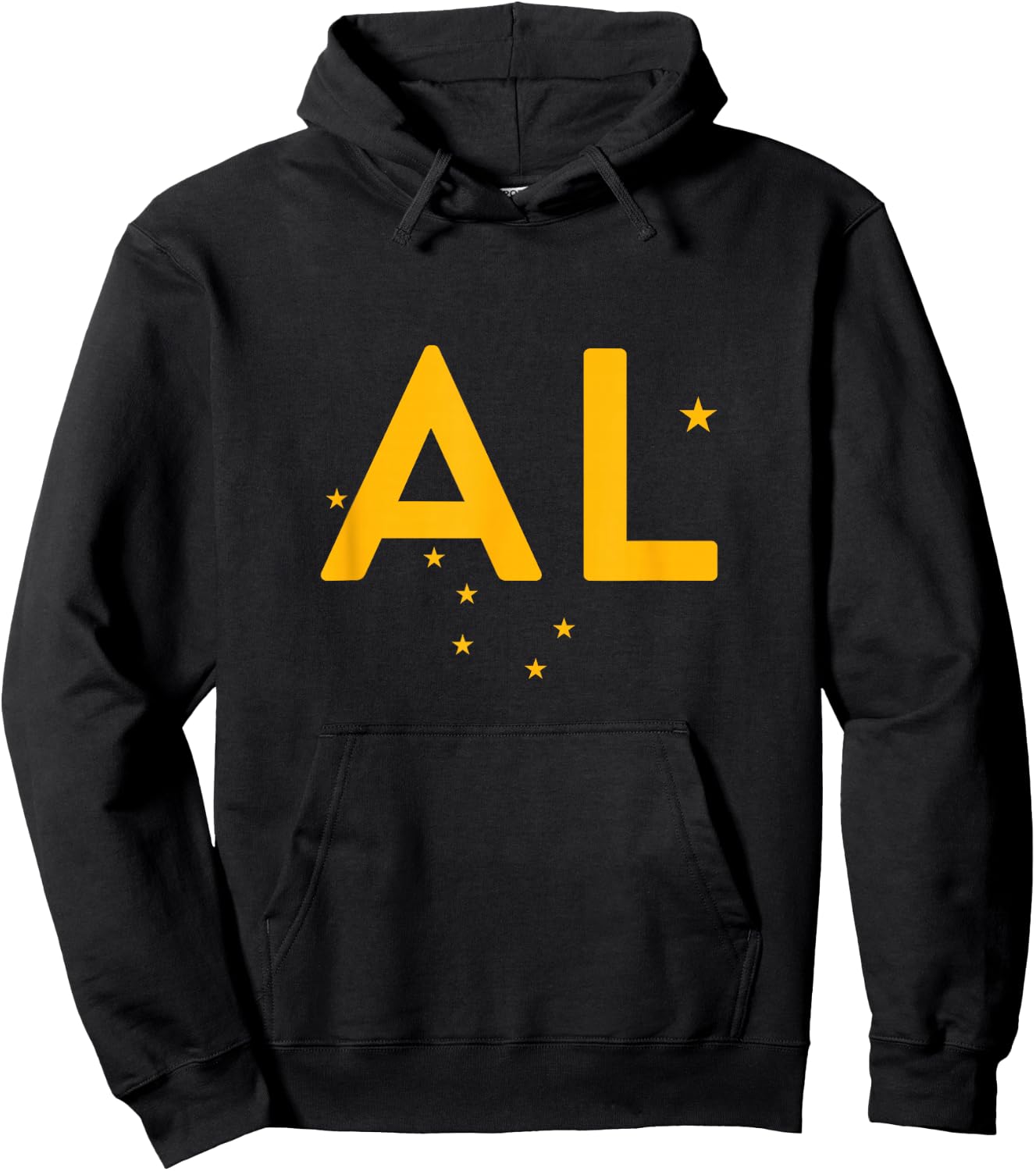 AL - Alaska Three Part Combo Design - Alaskan Flag Part 1 Hoodie - Hoodie | Black