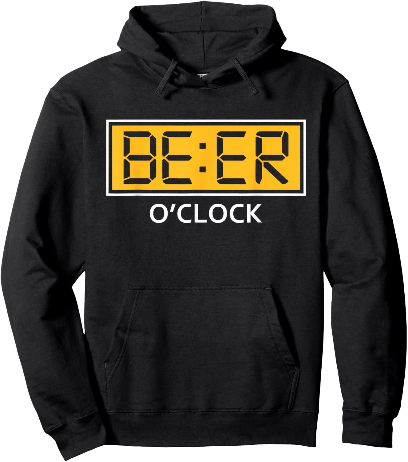 Beer o clock Funny Beerfest Beer Drinking Hoodie - Hoodie | Black