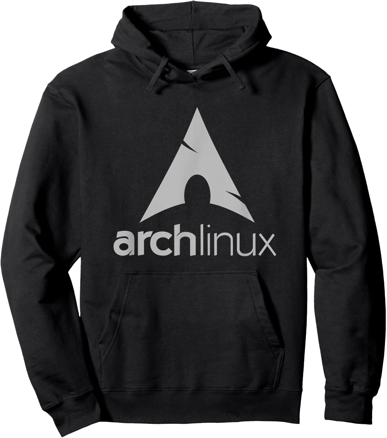 Arch Linux lover tagline and Logo Open Source Os Hoodie - Hoodie | Black