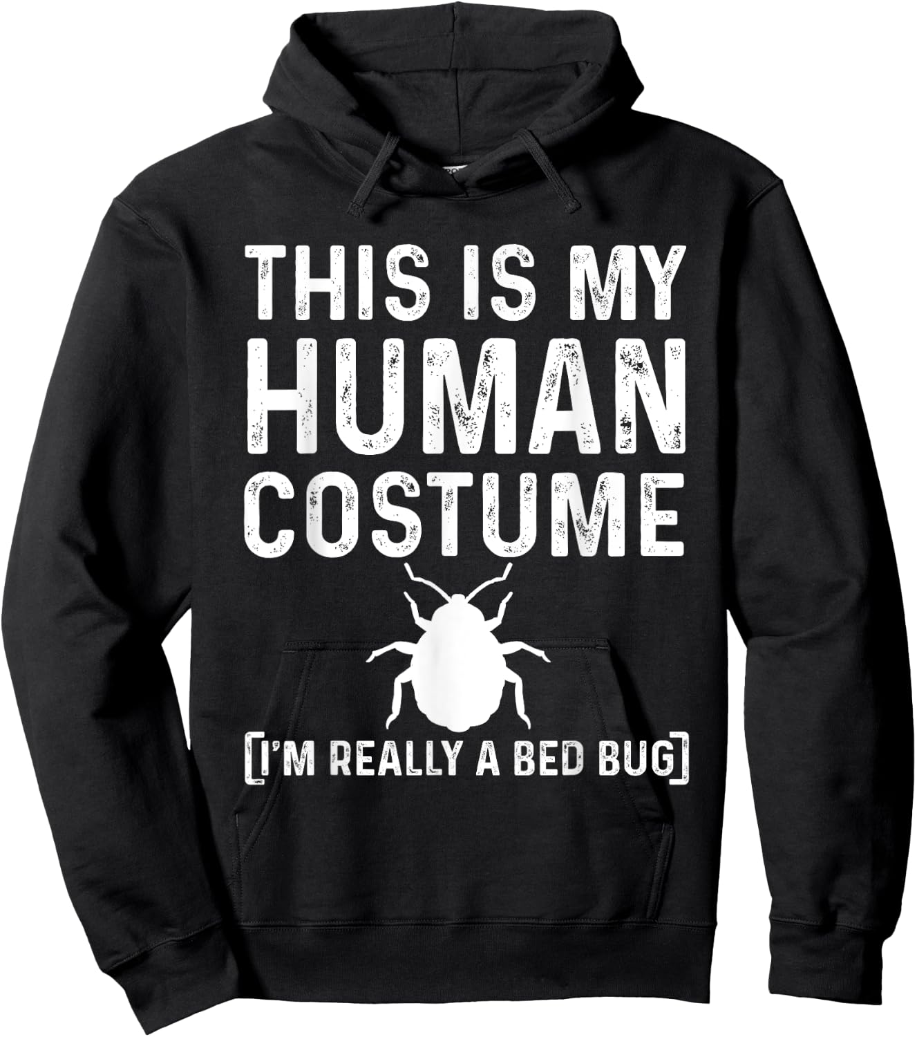 Funny Bed Bug Costume Parasite Hunter Hoodie - Hoodie | Black