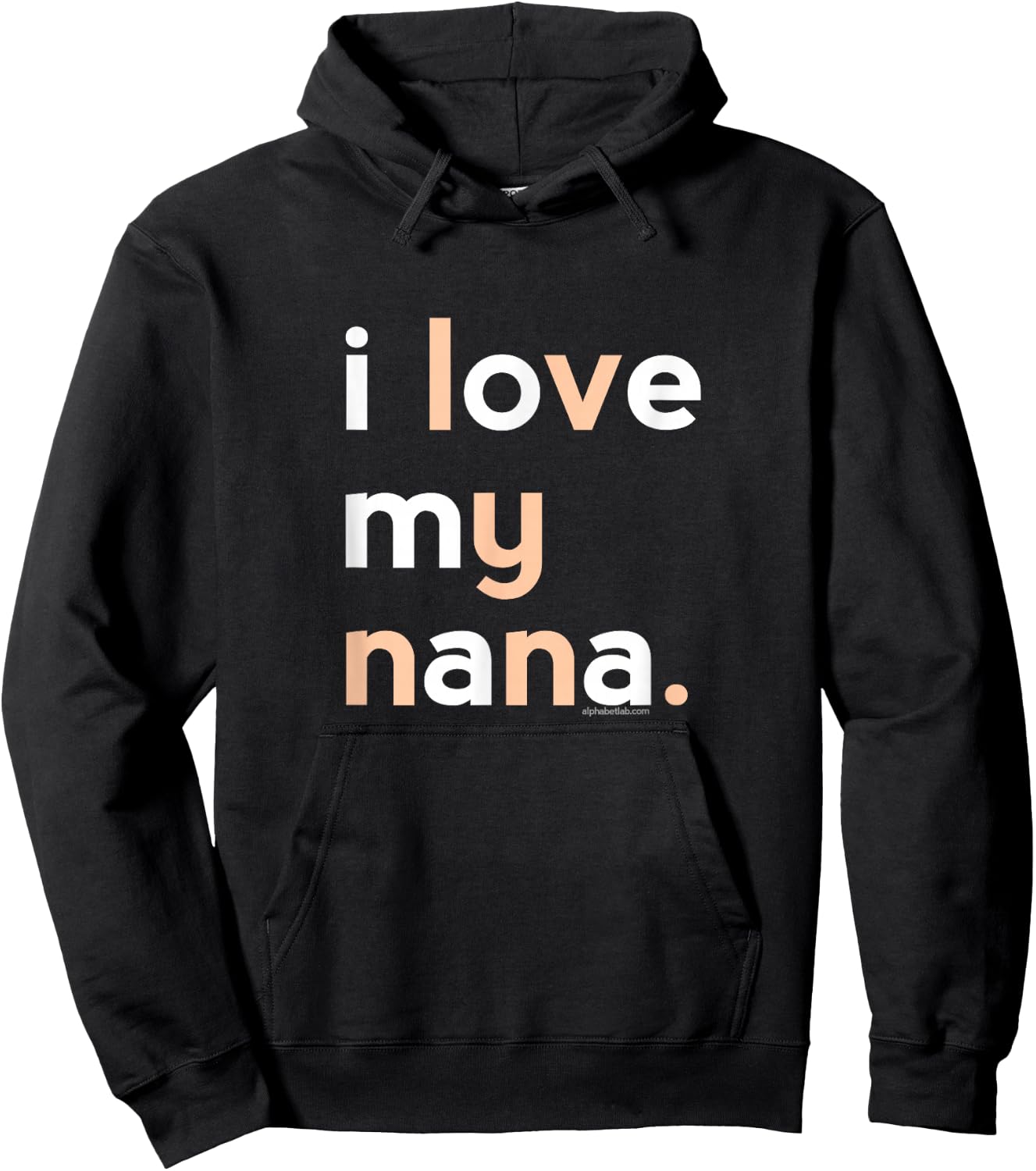 I Love My Nana Shirt Grandma Gifts | Mothers Day Gifts Ideas Hoodie - Hoodie | Black