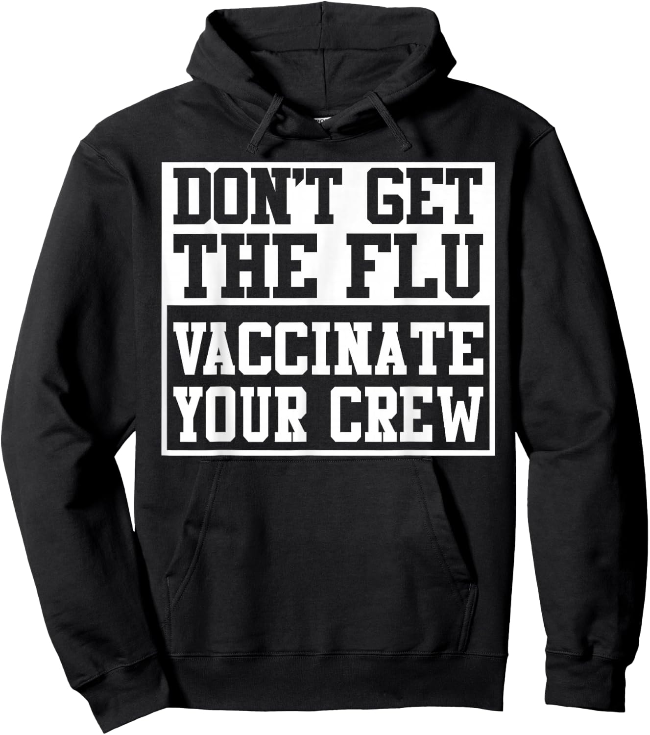 Flu Season Funny Flu Shot Doctor Medicine Health Vaccination Hoodie - Hoodie | Black