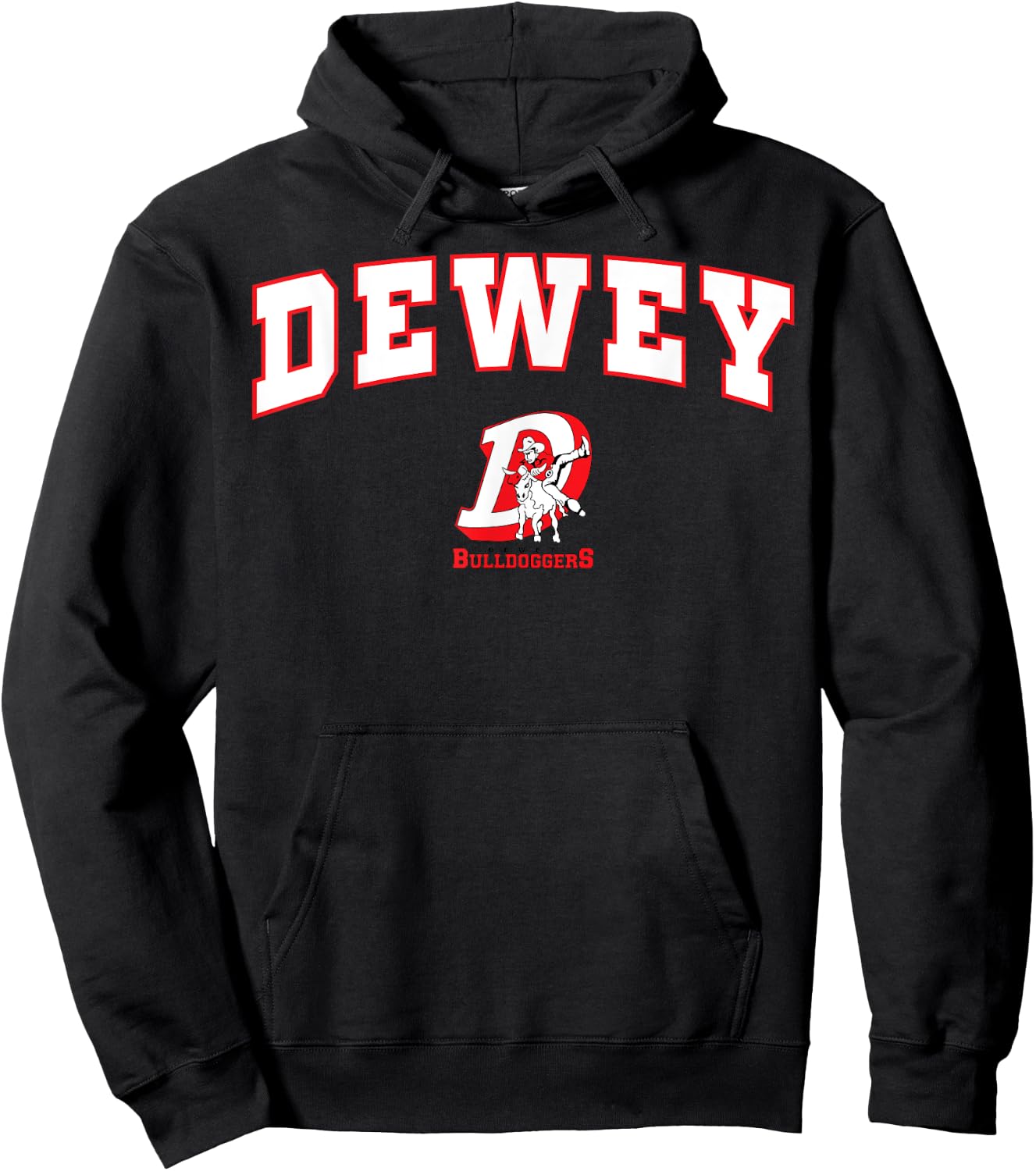 Dewey High School Bulldoggers C2 Hoodie - Hoodie | Black