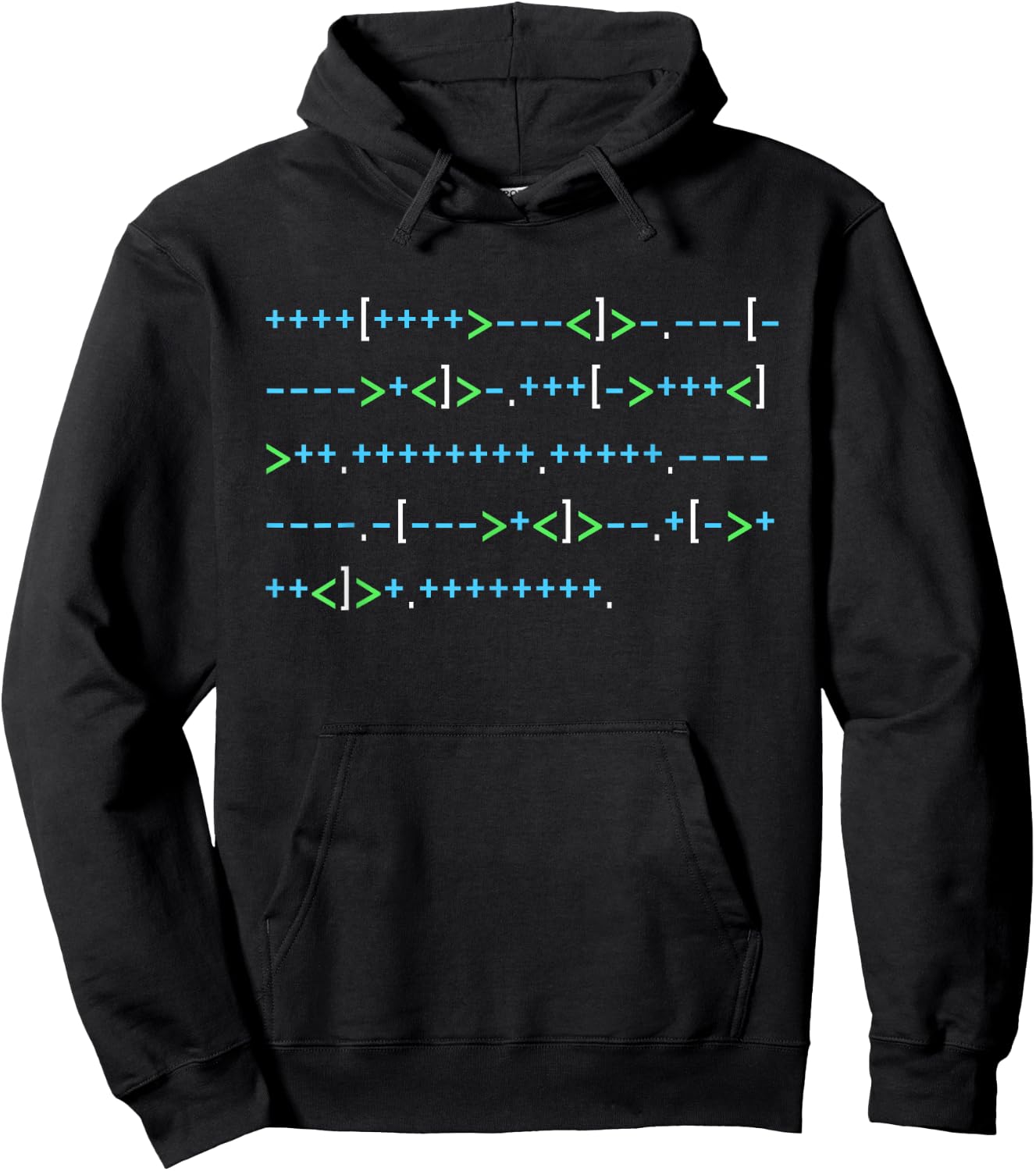 Brainscrew Hello World Shirt Programming Code Nerd Hoodie - Hoodie | Black