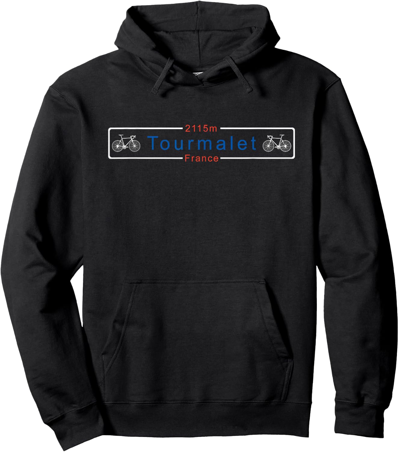 Col du Tourmalet, France, Tour, Cycling, Pyrenees Hoodie - Hoodie | Black