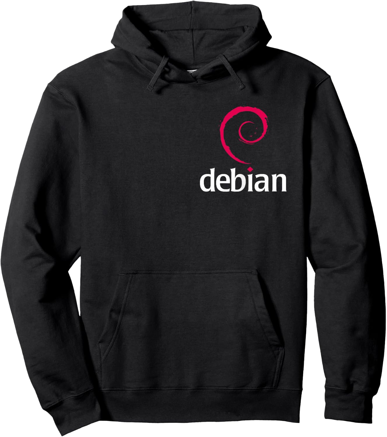 Linux Debian lovers Spiral Logo Open Source Os Hoodie - Hoodie | Black