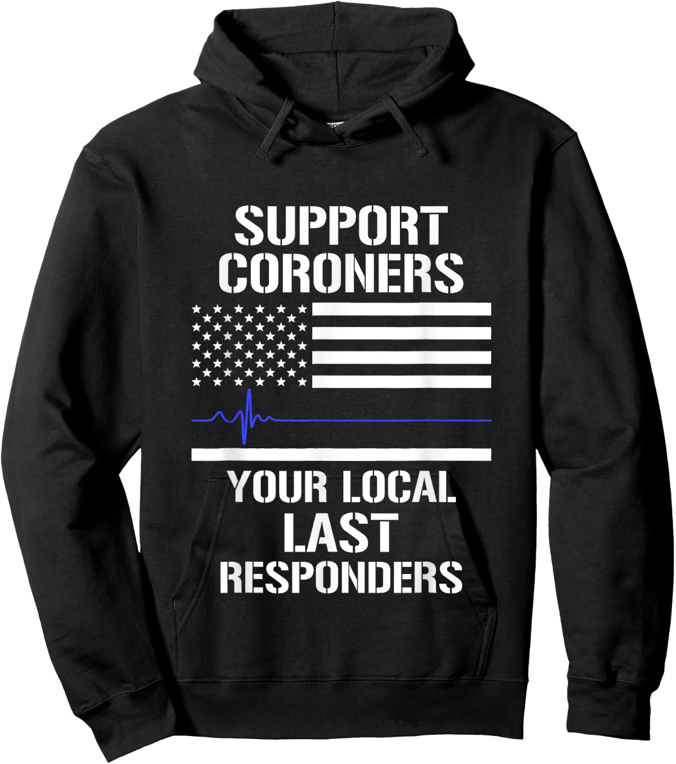 Coroner Forensic Technician Funny Gifts Coroner Medical Examiner Support Investigator Hoodie - Hoodie | Black